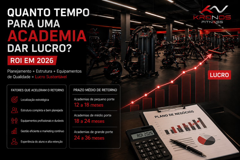 Quanto Tempo Leva para uma Academia Dar Lucro? ROI e Payback em 2026