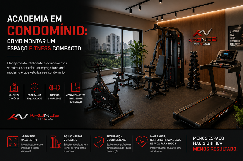 Academia em Condomínio: Como Montar um Espaço Fitness Compacto
