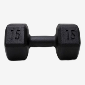 Dumbell Sextavado pintado 29 KG