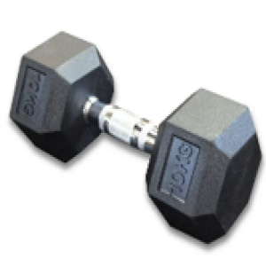 Dumbell Hexagonal Pint.Peg.cromada 40 KG