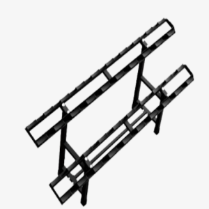 SUPORTE DUMBELL CAPACIDADE 10 PARES - C/ APOIO