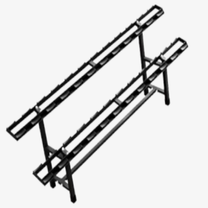 SUPORTE DUMBELL CAPACIDADE 12 PARES - C/ APOIO