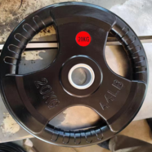 Kit Anilha Emborrachada com Três Pegadas - 2 5 5 10 15 20 25Kg