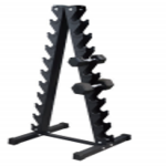 Rack de Halteres em Formato Triangular - 10 pares