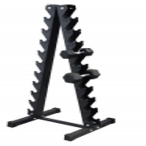 Rack de Halteres em Formato Triangular - 10 pares