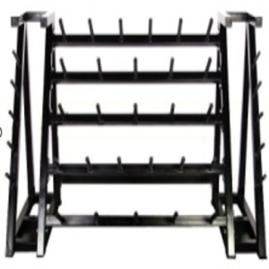 Rack para Barras e Anilhas Les Mills - 20 conjuntos